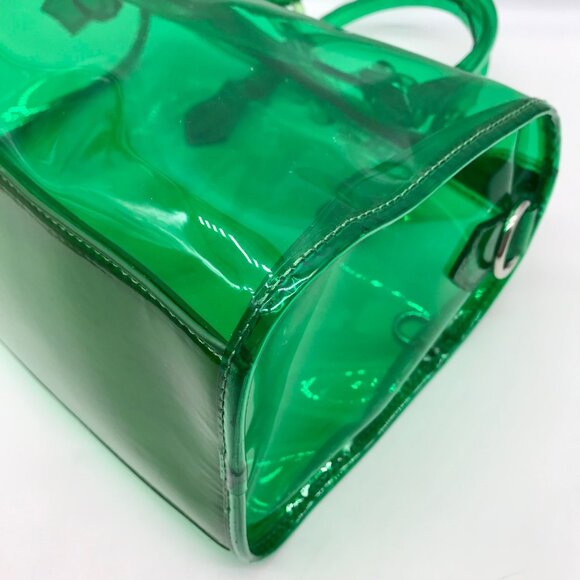 Like Dreams Green Iced Out Hologram Satchel Bag - Picture 6 of 11